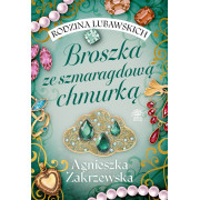 RODZINA LUBAWSKICH-1-BROSZKA ZE SZMARAGDOWĄ CHMURKĄ
